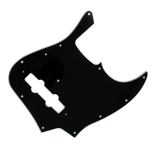 Fender - Pure Vintage Pickguard, Jazz Bass® '70s, 10-Hole Mount, Black, 3-Ply