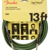 Fender - Strummer Pro 13' Instrument Cable, Drab Green