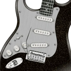 Fender American Ultra II Ebony Fingerboard Left Handed Stratocaster - Texas Tea