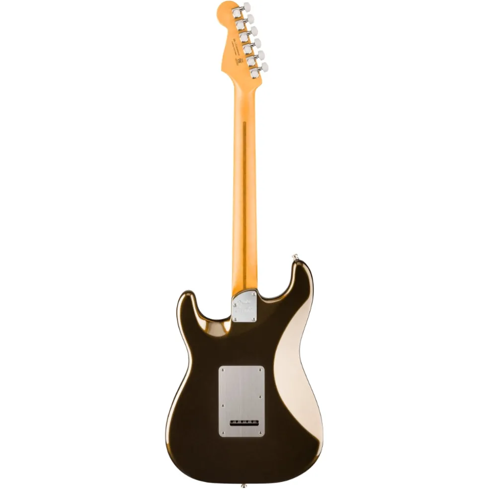 Fender American Ultra II Ebony Fingerboard HSS Stratocaster - Texas Tea