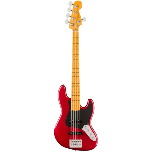 Fender American Ultra II Maple Fingerboard Jazz Bass V - Sinister Red
