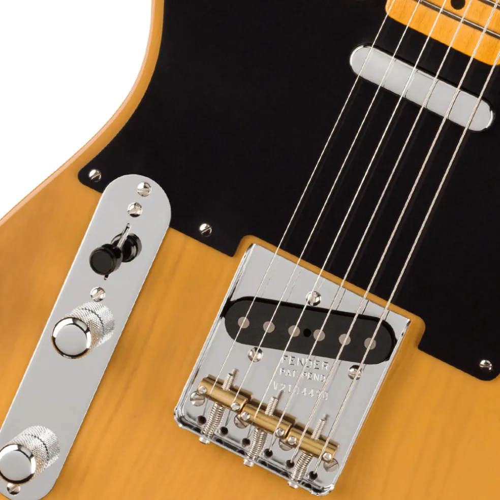 Fender American Vintage II 1951 Telecaster® Left-Hand, Maple Fingerboard, Butterscotch Blonde