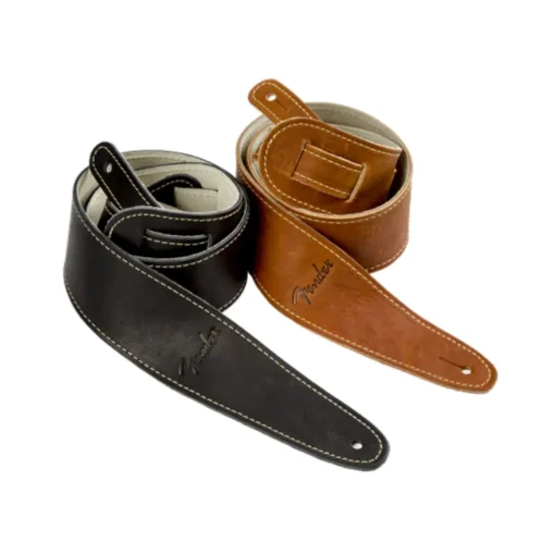 Fender Ball Glove Leather Strap - 2.5 inch Black
