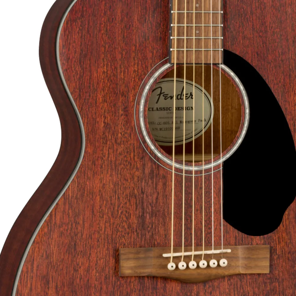 Fender CC-60S Concert Pack V2, All-Mahogany