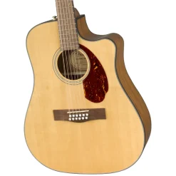 Fender CD-140SCE 12-String, Walnut Fingerboard, Natural w/Case