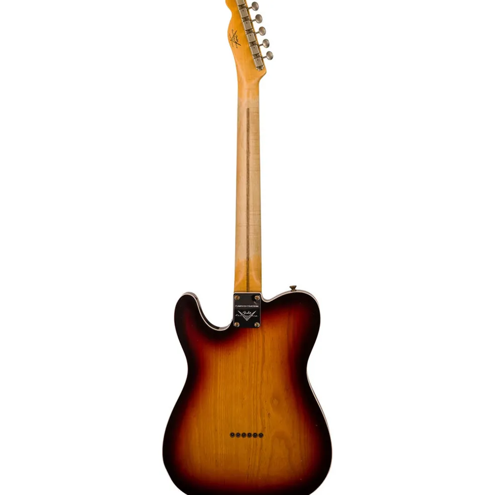 Fender Custom Shop '50s Twisted Telecaster Custom - Journeyman Relic - Left Handed - Chocolate 3 Colour Sunburst (Limited Edition)