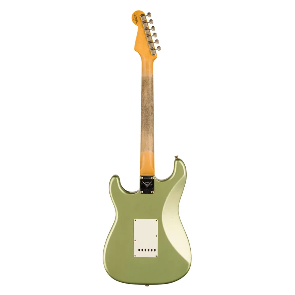 Fender Custom Shop Time Machine 59 Stratocaster Journeyman Relic Super Faded Aged Sage Green Metallic