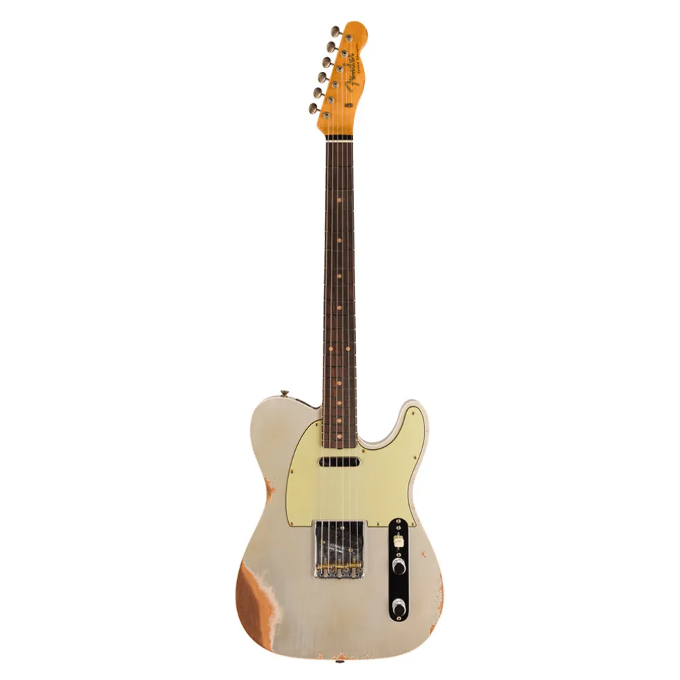 Fender Custom Shop Time Machine '60 Tele Custom - Heavy Relic, Aged Inca Silver