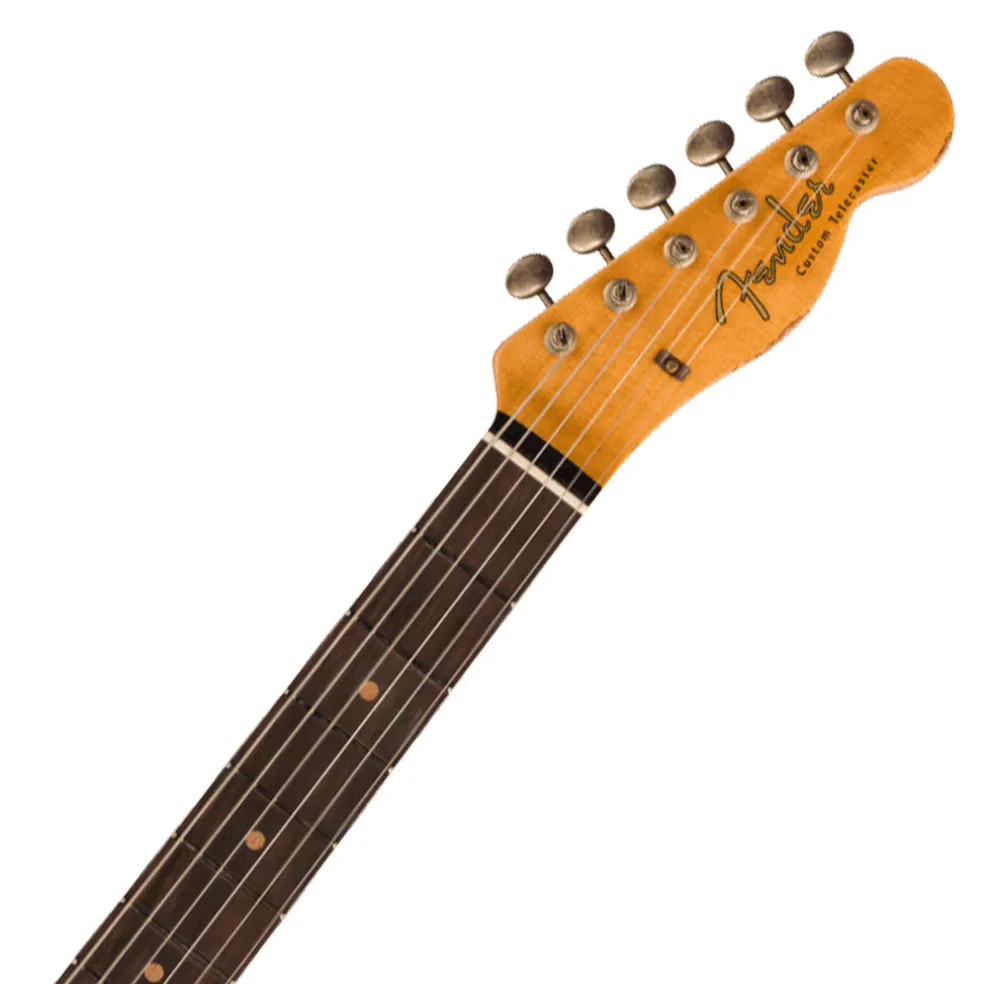 Fender Custom Shop Time Machine '60 Tele Custom - Heavy Relic, Aged Inca Silver