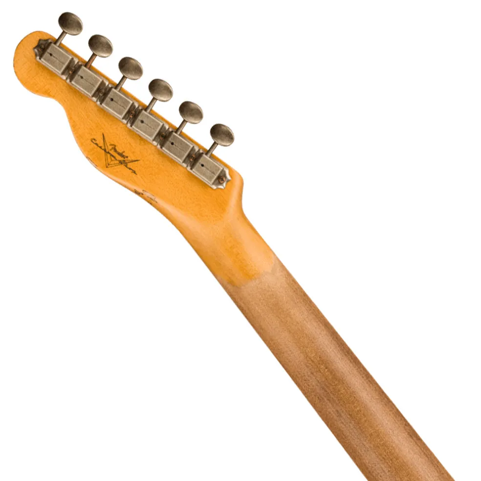 Fender Custom Shop Time Machine '60 Tele Custom - Heavy Relic, Aged Inca Silver