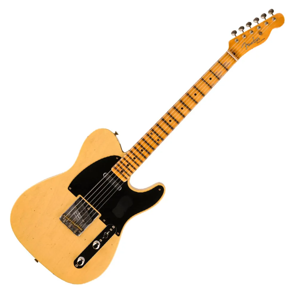 Fender Custom Shop Time Machine 54 Telecaster Journeyman Relic Faded Aged Nocaster Blonde