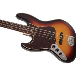 Fender Japan Traditional 60's Jazz Bass Left Handed - 3 Tone Sunburst - Rosewood Fretboard