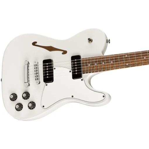 Fender Jim Adkins JA-90 Telecaster Thinline - White - Laurel Fretboard