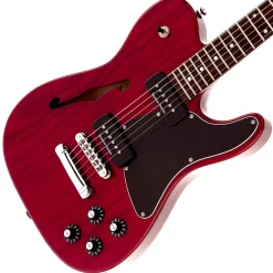 Fender Jim Adkins JA-90 Thinline Telecaster - Crimson Red Transparent