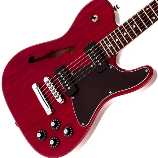 Fender Jim Adkins JA-90 Thinline Telecaster - Crimson Red Transparent