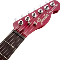 Fender Jim Adkins JA-90 Thinline Telecaster - Crimson Red Transparent