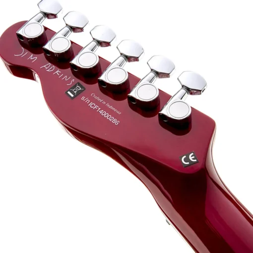 Fender Jim Adkins JA-90 Thinline Telecaster - Crimson Red Transparent