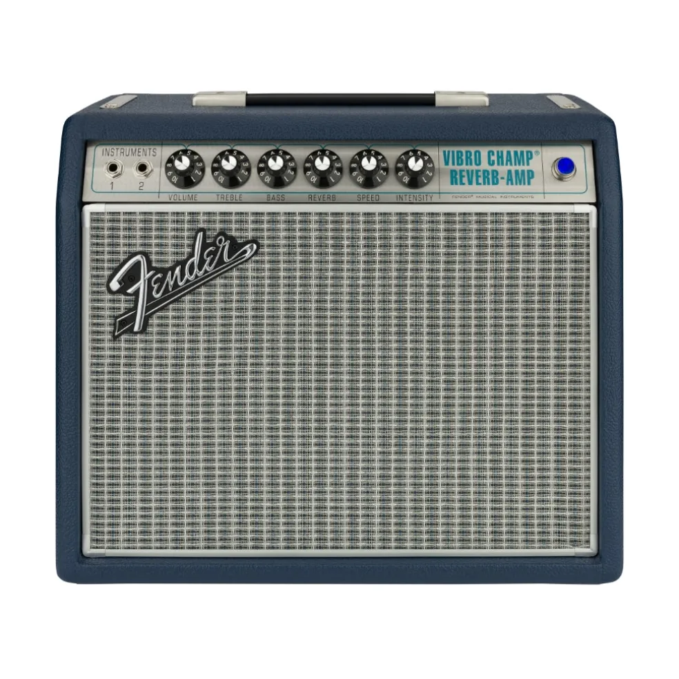Fender Limited Edition 68 Custom Vibro Champ in Navy Blue