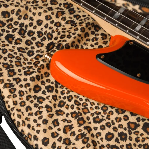 Fender Limited Edition Mike Kerr Jaguar Bass, Rosewood Fingerboard - Tiger's Blood Orange
