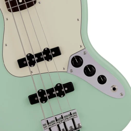 Fender Made in Japan Junior Collection Jazz Bass®, Rosewood Fingerboard, Satin Surf Green