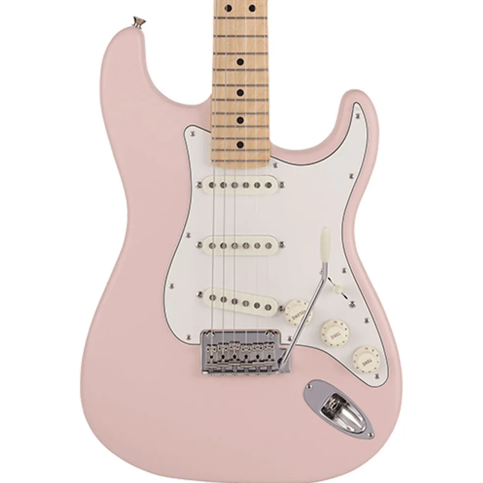 Fender Made in Japan Junior Collection Stratocaster®, Maple Fingerboard, Satin Shell Pink