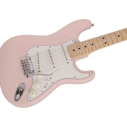 Fender Made in Japan Junior Collection Stratocaster®, Maple Fingerboard, Satin Shell Pink