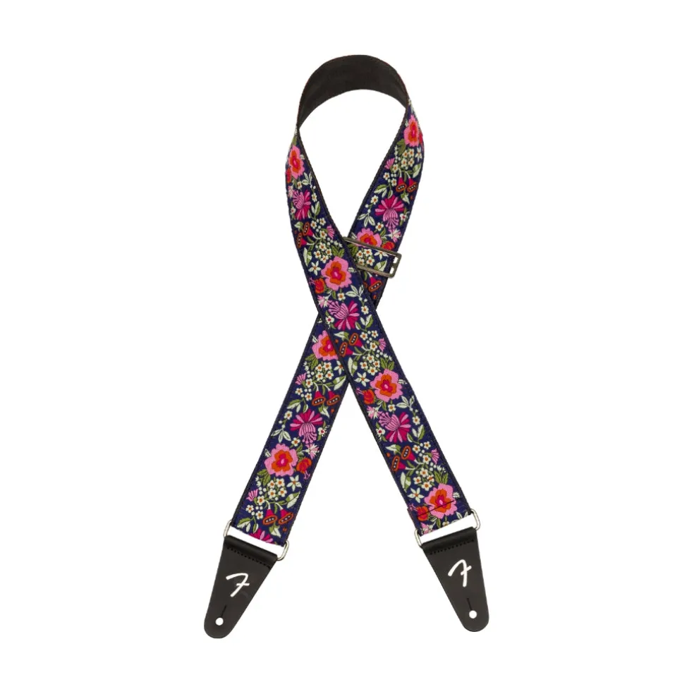 Fender Mosaic Jacquard Guitar Strap - Blue, 2"