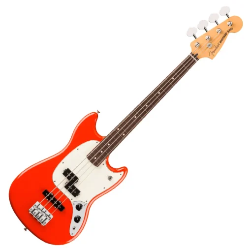 Fender Player II Mustang Bass Rosewood Fretboard Coral Red