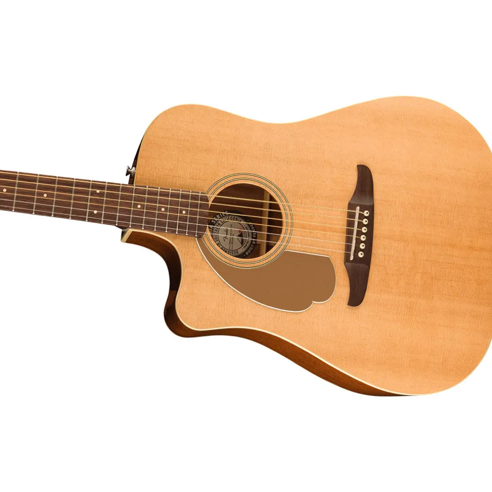 Fender Redondo Player Left Handed, Walnut Fingerboard, Gold Pickguard, , Natural