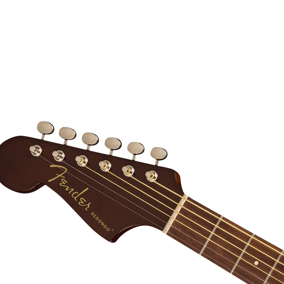 Fender Redondo Player Left Handed, Walnut Fingerboard, Gold Pickguard, , Natural