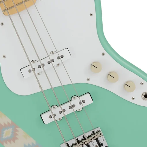 Fender Silent Siren Jazz Bass®, Maple Fingerboard, Surf Green