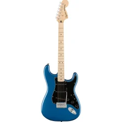 Fender Squier Affinity Stratocaster Black Pick Guard - Lake Placid Blue - Maple