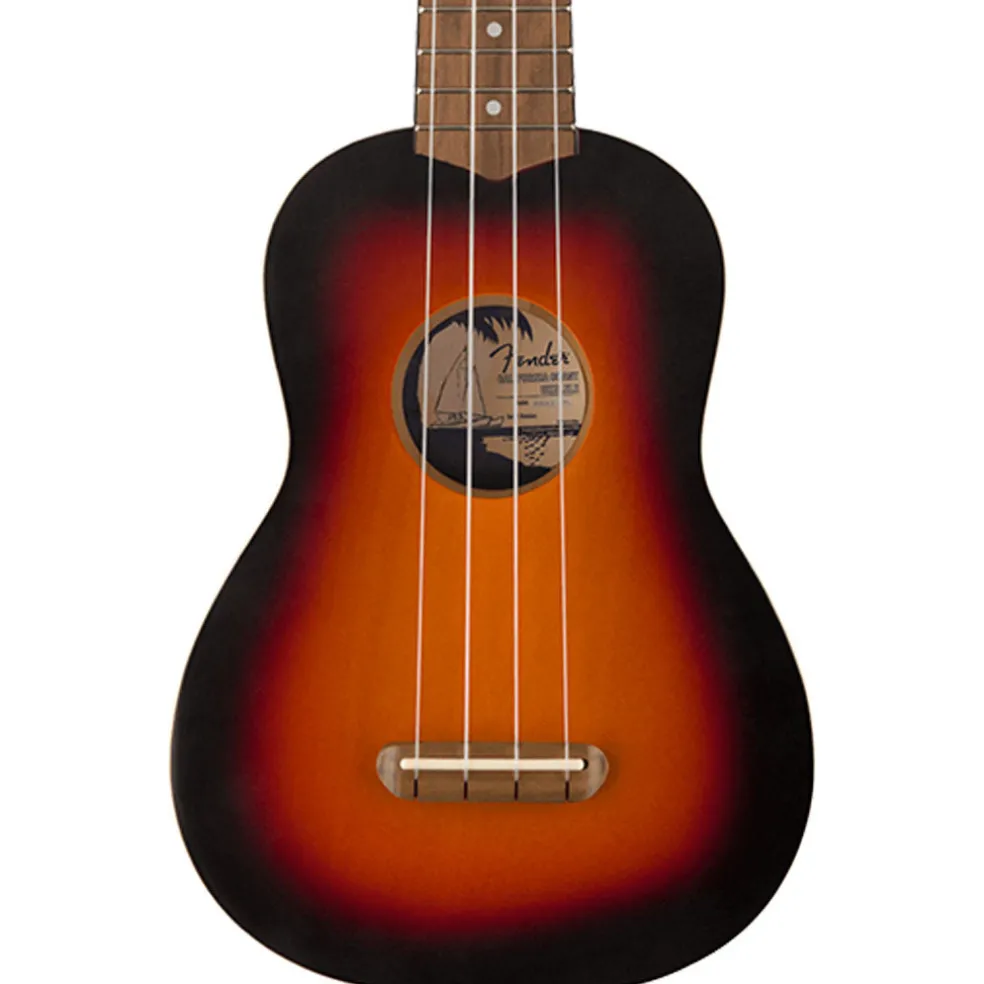 Fender Venice Soprano Ukulele in 2 Colour Sunburst