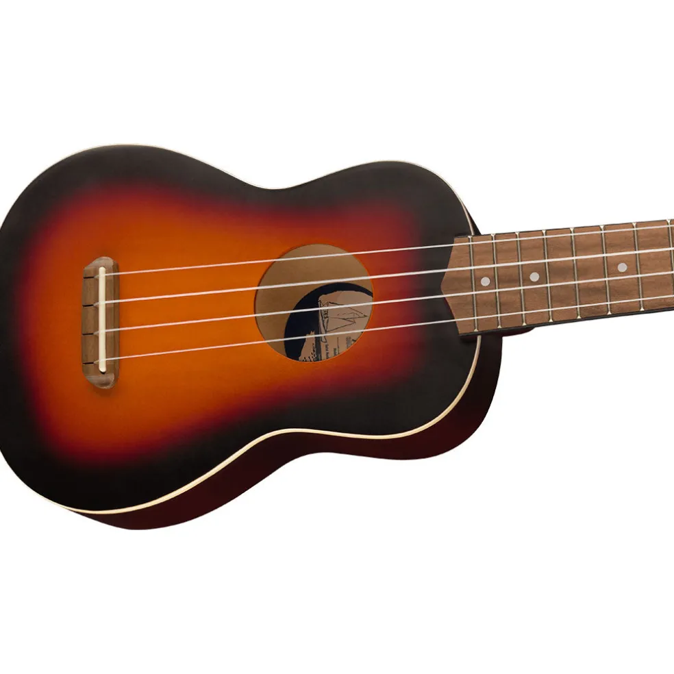 Fender Venice Soprano Ukulele in 2 Colour Sunburst