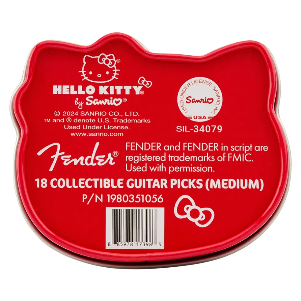 Fender X Hello Kitty 18 Pack Pick Tin