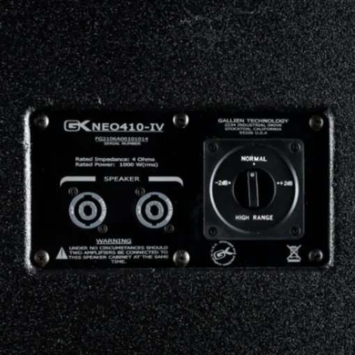 Gallien-Krueger NEO IV 4 x 10-inch 1000-watt 4-ohm Bass Cabinet