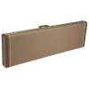 G&G Deluxe Jazz Bass® Hardshell Case, Brown with Gold Plush Interior