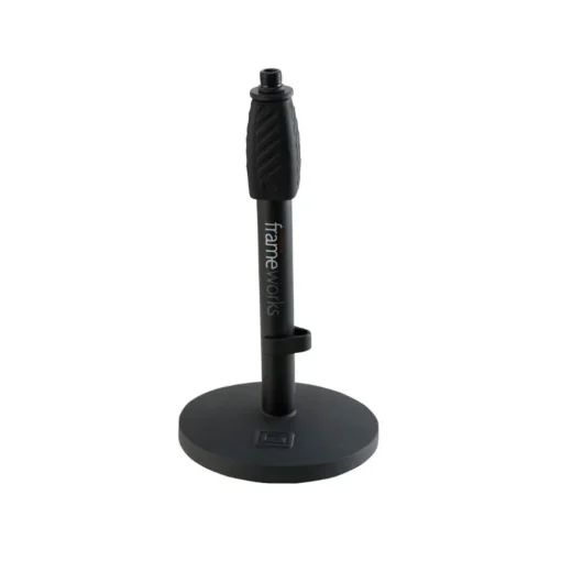 Gator GFW-MIC-0601 Desktop Mic Stand with Round Base and Twist Clutch