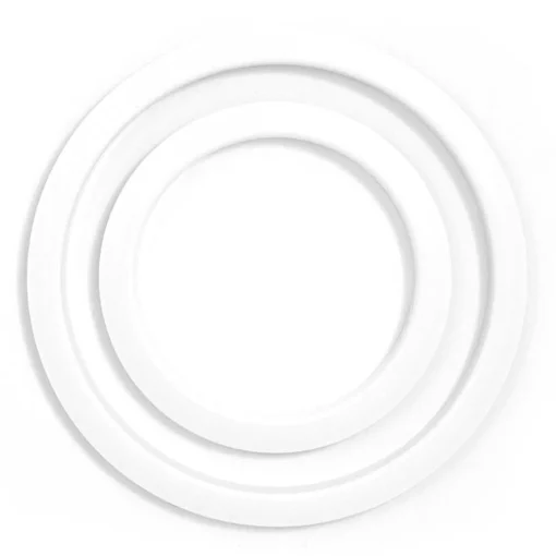 Gibraltar Port Hole Protector Ring 5-inch White Finish