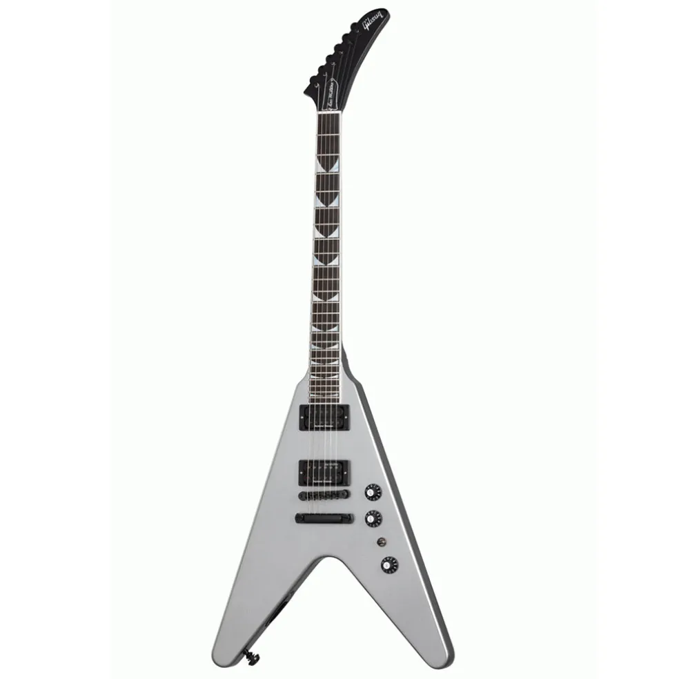 Gibson - Dave Mustaine Flying V EXP - Silver Metallic