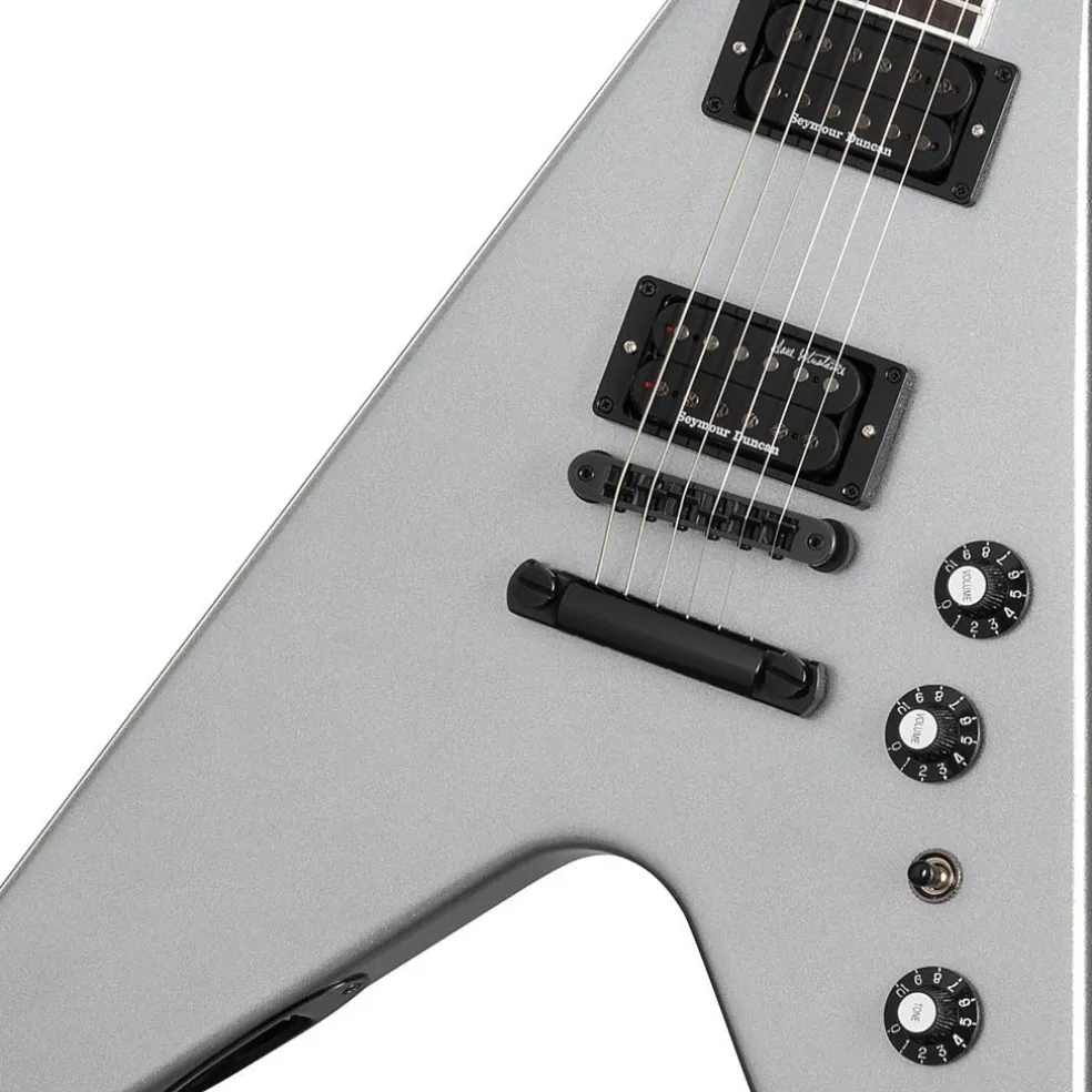 Gibson - Dave Mustaine Flying V EXP - Silver Metallic