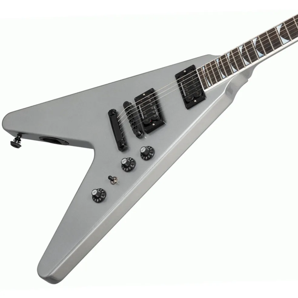 Gibson - Dave Mustaine Flying V EXP - Silver Metallic