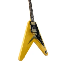 Gibson Custom Shop '58 Korina Flying V - Black Guard