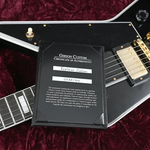 Gibson Custom Shop Explorer Custom - Ebony