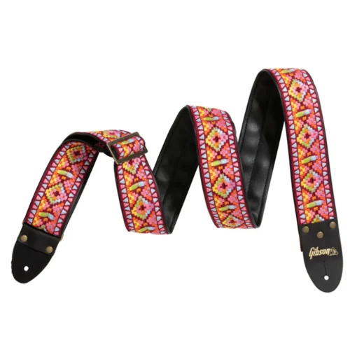 Gibson Dog GTR Strap & Collar Set Pink SM 7-27KG