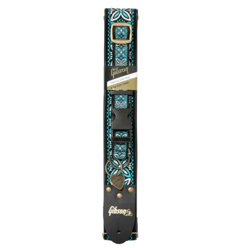 Gibson Dog GTR Strap & Collar Set Blue LG 27-40KG
