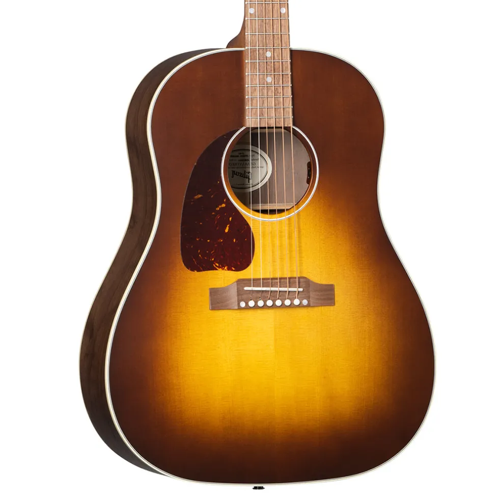 Gibson J45 Studio Walnut Lefty Satin Walnut Burst