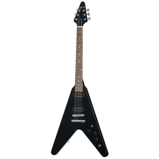 Gibson 80s Flying V Electric Guitar - Ebony
