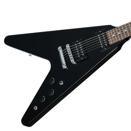 Gibson 80s Flying V Electric Guitar - Ebony