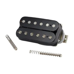 Gibson 498T Hot Alnico Treble Alnico V Bridge Humbucker 4-Conductor Double Black Pickup